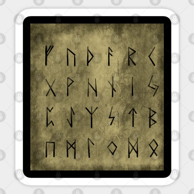 Runes Sticker by Kcinnik